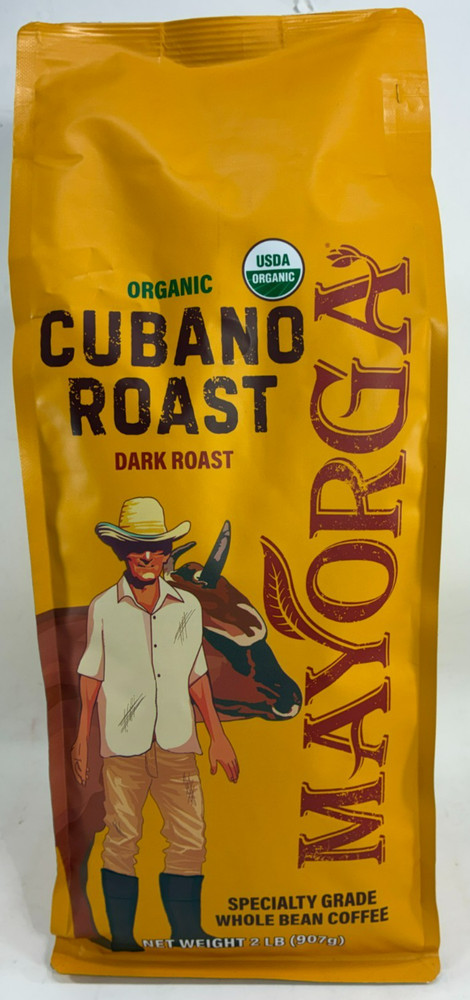 Mayorga – Organic Roast – Dark Roast Whole Bean Grade Coffee – 2 lb.