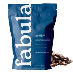 Fabula Coffee Dark Roast Whole Beans – Organic – Low Acid – Single Origin – N…