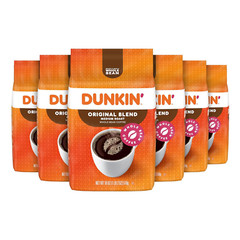 Original Blend Medium Roast Whole Bean Coffee, 18 Ounces (Pack of 6)