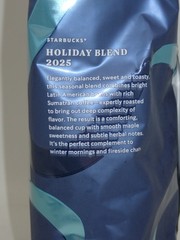 Starbucks Holiday Blend Whole Bean Coffee 1 lb Bag Med Roast Sweet Maple & Herbs