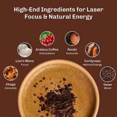 MUDWTR Organic Coffee Mocha Mushroom Coffee – 2.1oz-Fast delivery