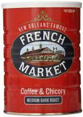 French Market Coffee & Chicory Medium-Dark Roast, Creole Roast, 12ozL☕🎇