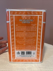 Bacha Coffee Cafe Sao Silvestri Brazil Orange Can 8.8 oz Whole Bean 2027