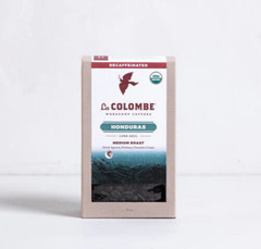 LA COLOMBE COFFEE HONDURAS LUNA AZUL DECAF MEDIUM ROAST BLEND WHOLE BEAN 12OZ