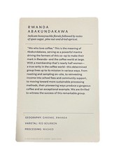 Starbucks Reserve Rwanda Abakundakawa Whole Bean Coffee 8.8 oz/250g