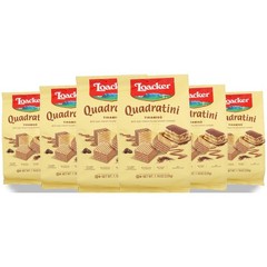 Tiramisu Flavor Loacker Quadratini Wafer Cookies 7.76 Oz Coffee 6 Pack