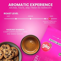 Whole Beans Coffee Medium Roast Master Blend 32oz (1-Pack) – 100% Mexican Arabic