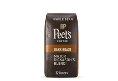 Peet’s Coffee Dark Roast Whole Bean, Major Dickason’s Blend, 32 oz.