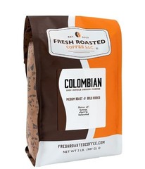 Fresh Roasted Coffee,100% Colombian, 2 lb (32 oz), Med Roast, Kosher, Whole Bean