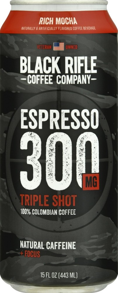 Black Rifle, Coffee, 100% Columbian, Rich 15 Ounce (Pack of 1), No Color