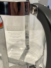 Bodum Chambord Glass French Press – 51 oz Coffee Maker – Lightly Used
