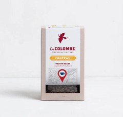 LA COLOMBE COFFEE FISHTOWN MEDIUM ROAST BLEND WHOLE BEAN 12OZ