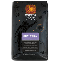 Copper Moon Dark Roast Whole Bean Coffee Sumatra Blend 2 Lb 260144