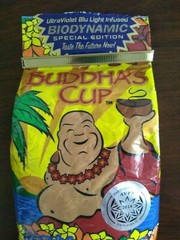 RARE 100%  Kona Coffee-Medium Roast Whole Bean 16 oz Buddha’s Cup