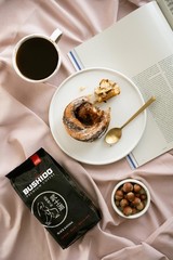 Black Katana Whole Bean Coffee 2.2 lb 1kg Bulk Bag Medium Roast 100% Arabica