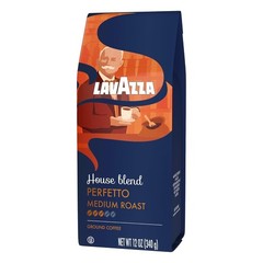 Lavazza House Blend Perfetto Ground Coffee, Medium Roast, 100% Arabica, 12 oz…