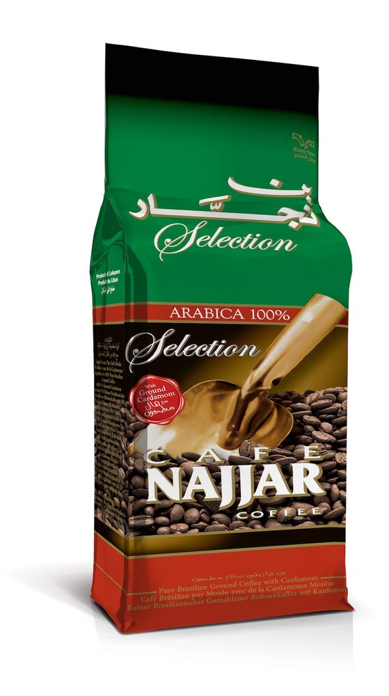 Cafe Najjar Turkish Coffee with Cardamom 15.8 Ounce Rich Arabica Blend