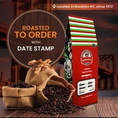 Nicoletti Coffee Espresso (Napoli Roast 🔹) 2lb Whole Beans 🇮🇹