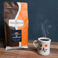 Blackbeard’s Revenge Medium Roast Whole Bean Coffee, 5 lb, Kosher