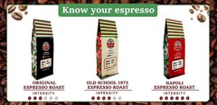 Nicoletti Coffee Espresso (Napoli Roast 🔹) 2lb Whole Beans 🇮🇹