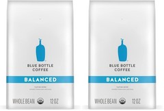 Blue Bottle Whole Bean Organic Coffee Balanced Medium Roast 12 Ounce bag Pack