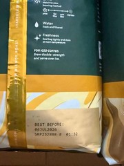 Starbucks Whole Coffee Beans, 2 bag Starbucks Blonde Espresso Roast Hot or Iced