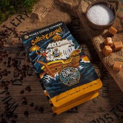 Salted Caramel Flavored Coffee 12 Oz Ground Medium Roast Low Acid – Sweet