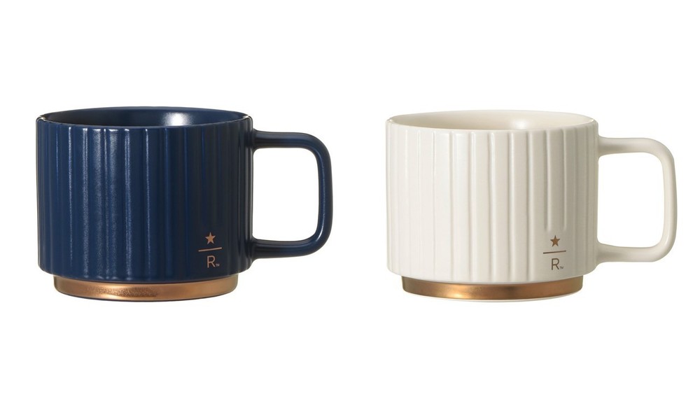 2025 Holiday Starbucks Reserve Roastery Tokyo Striped Mug Blue 355ml