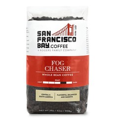 San Francisco Bay Coffee – Medium-Dark Roast Whole Bean Coffee – Fog Chaser 2…