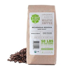 Fair Trade Organic Nicaragua Segovia Dark Roast Coffee 16oz – Whole Bean