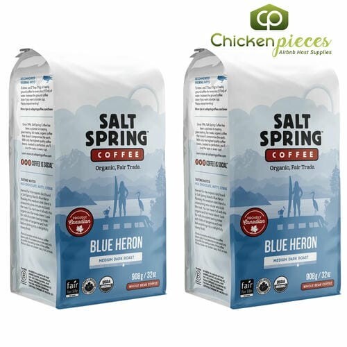 Salt Spring Blue Heron Medium Dark Roast Coffee 908g/2Lbs (2/Case)
