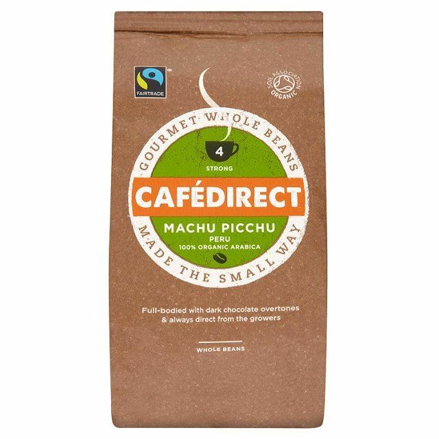 Cafedirect Organic Machu Picchu Coffee Beans – 227g