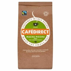 Cafedirect Organic Machu Picchu Coffee Beans – 227g