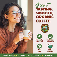 Low Acid Organic Coffee – Whole Bean, Mold-Free & Stomach Friendly by , Sumatran