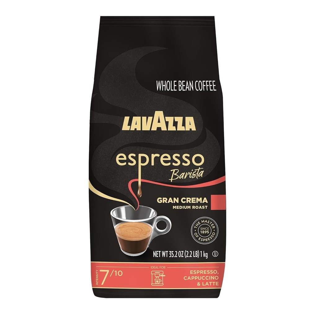 Lavazza Espresso Barista Gran Crema Whole Bean Coffee 35.2 Ounce (Pack of 1)