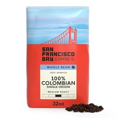 San Francisco Bay Coffee Hazelnut Crème Medium Roast Whole Bean 2 lb