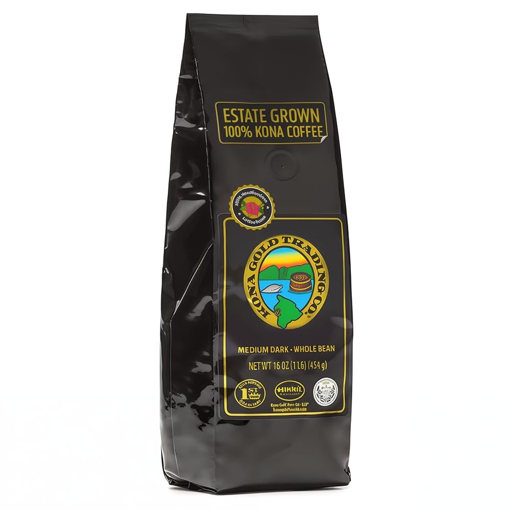100% Kona Coffee Whole Bean 16 oz