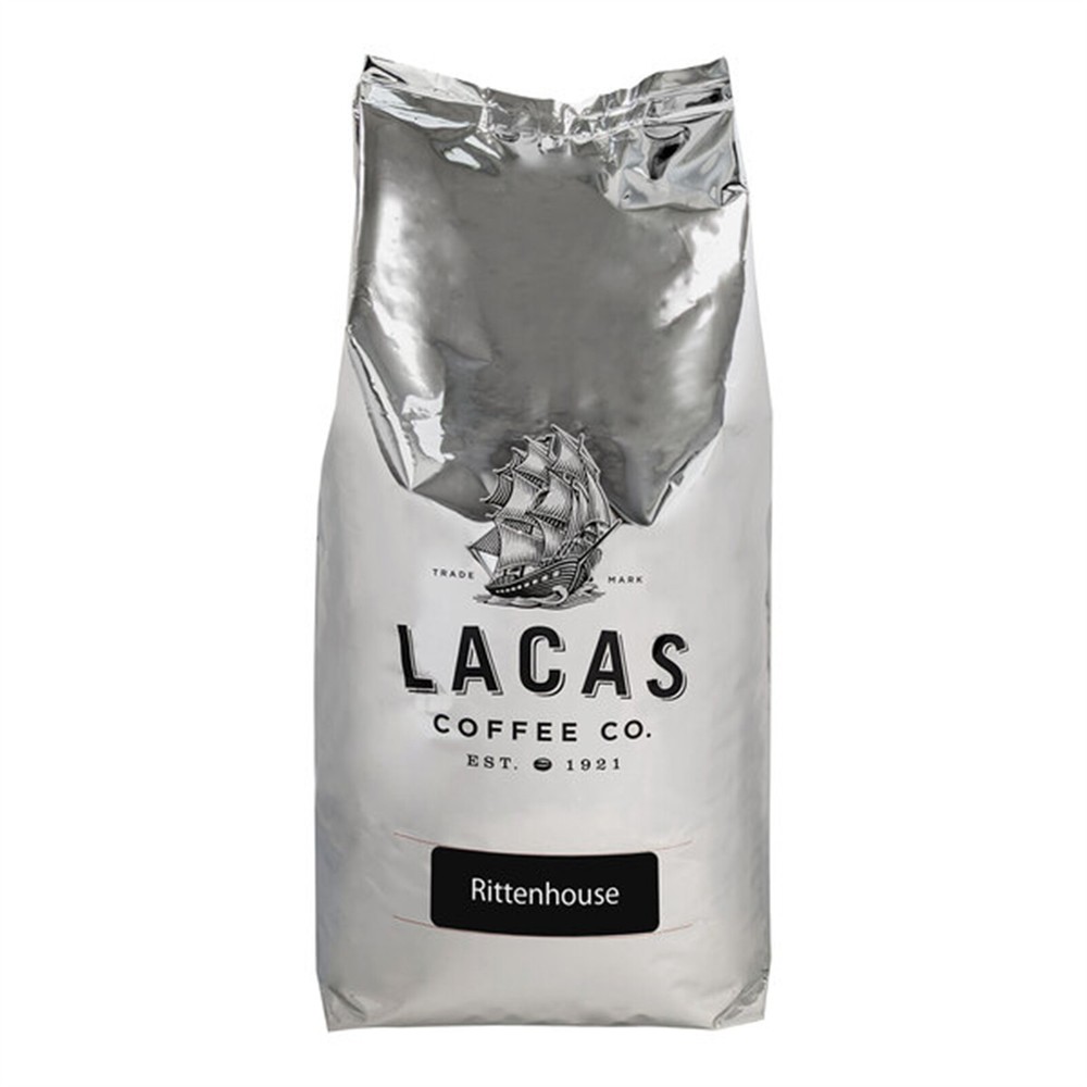 Lacas Coffee Rittenhouse Whole Bean Coffee 5 lb. – 4/Pieces WS-110LCWBRITNH