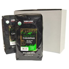 Kirkland Signature Organic Colombian Decaf Whole Bean Coffee, 2 lbs