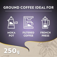 Lavazza, Espresso Barista Intenso, Coffee Ground, Ideal for Moka Pots, with