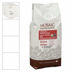 Mosaic Organic Mayan Dark Whole Bean Coffee 907g/2Lbs (8/Case)