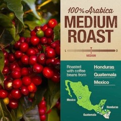 Organic Medium Roast Whole Bean Coffee 2lb – Mayan Blend, 100% Arabica, Low Acid