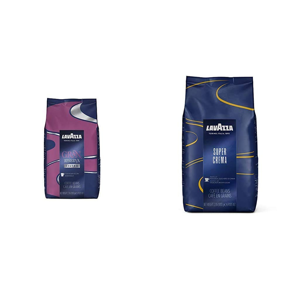 Gran Riserva & Super Crema Whole Bean Coffee Blend Duo
