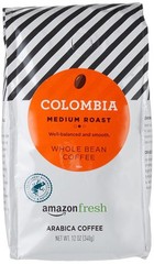Colombia 100% Arabica Whole Bean Coffee, Medium Roast, 12 Ounce of Freshness