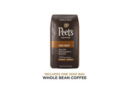 Peet’s Coffee Dark Roast Whole Bean, Major Dickason’s Blend, 32 oz.