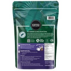 Zavida Hazelnut Vanilla Whole Bean (32 OZ), 32 Ounce, (Pack of 1) .