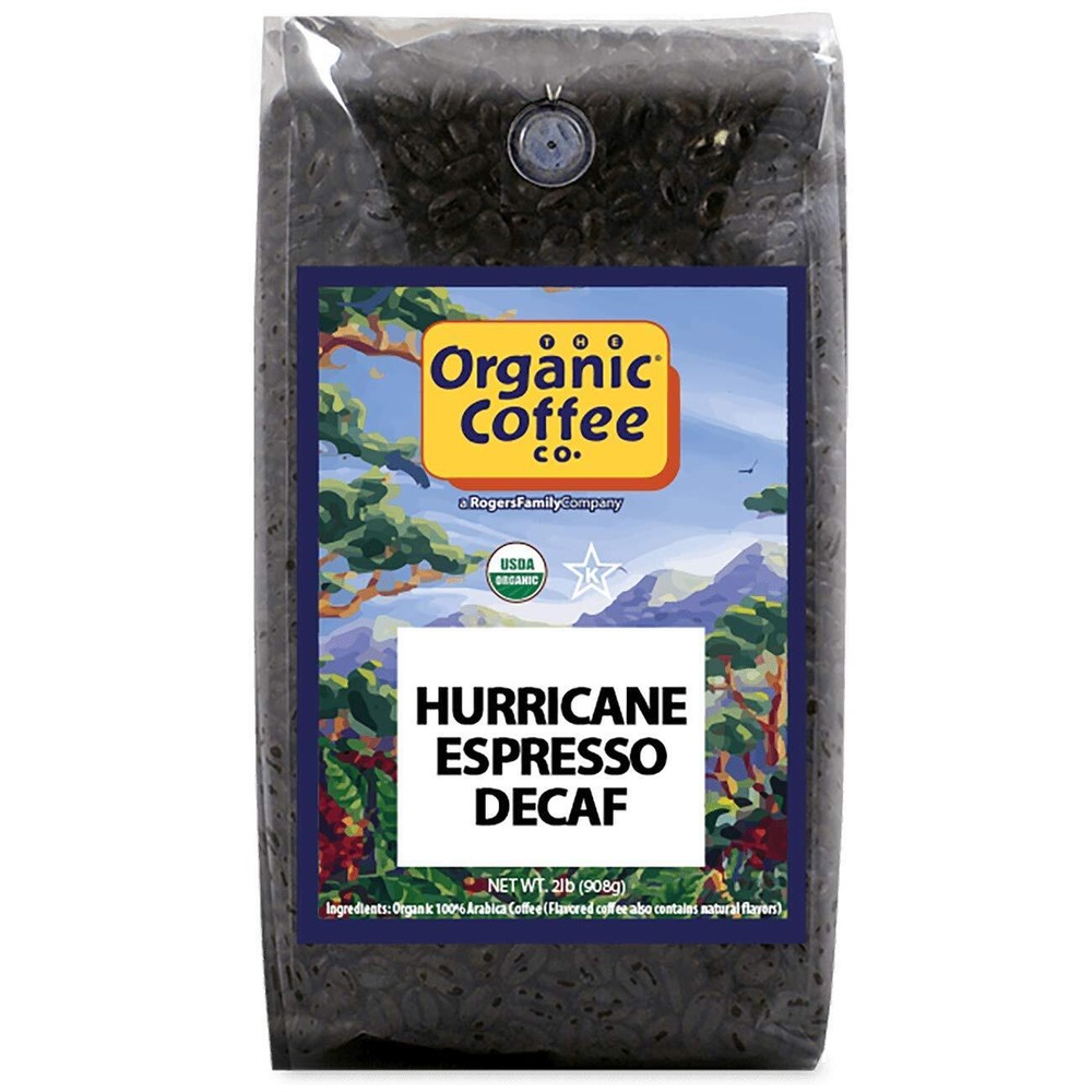 Whole Bean Coffee – Decaf Hurricane Espresso Roast (2Lb B