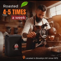 Nicoletti Coffee Espresso Roast Beans 5lb 🇮🇹 (Made In Brooklyn NY Since 1972)