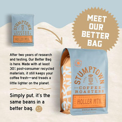 , Medium Roast Organic Whole Bean Coffee – Holler Mountain 12 Ounce Bag with Fla