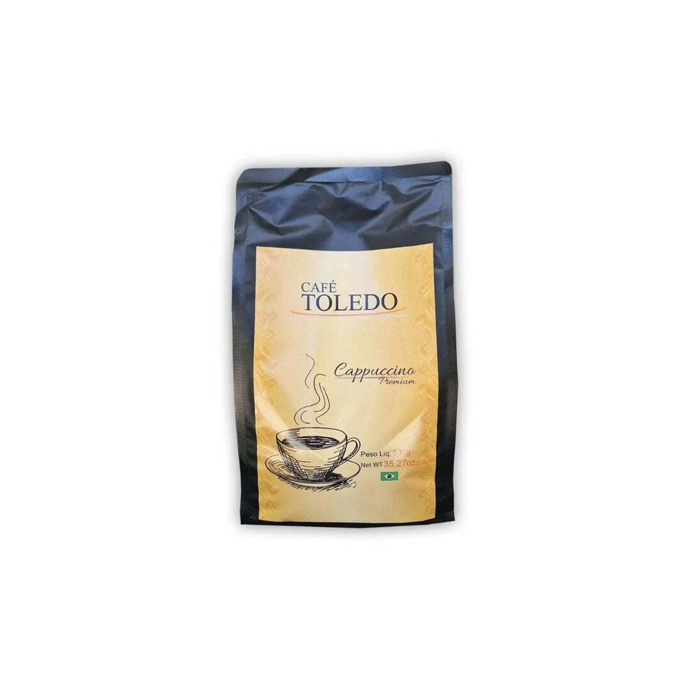 Brazil Top Sale Coffee Premium CAPUCCINO Powder Creamy Drink 1Kg Cafe Toledo